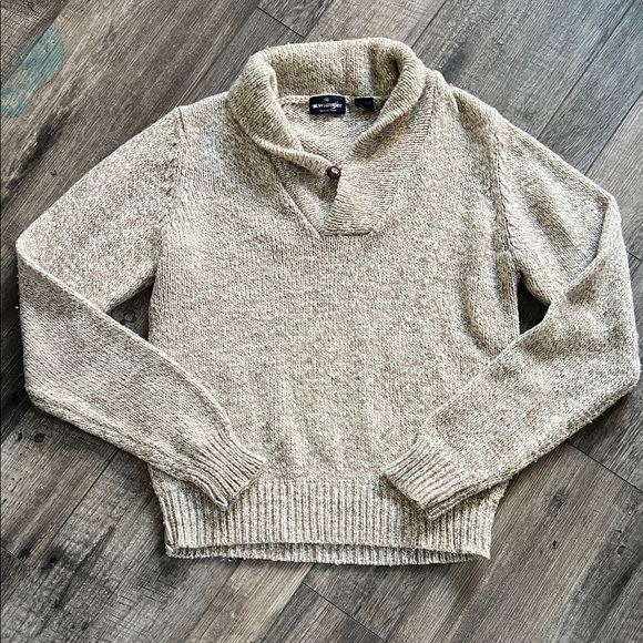Wrangler Sweaters - Wrangler Cream Cowl Neck Sweater